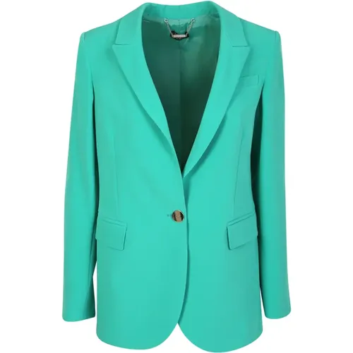 Smaragdgrüner Blazer , Damen, Größe: 2XS - Liu Jo - Modalova