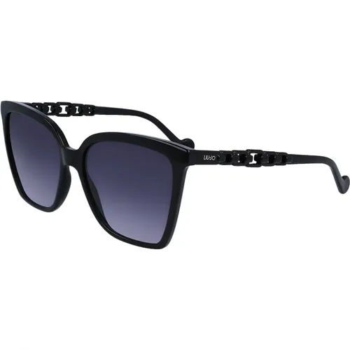 Schwarze Sonnenbrille Lj773S-001 , Damen, Größe: ONE Size - Liu Jo - Modalova