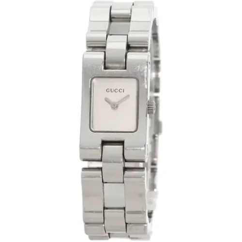 Pre-owned Stainless Steel watches , female, Sizes: ONE SIZE - Gucci Vintage - Modalova