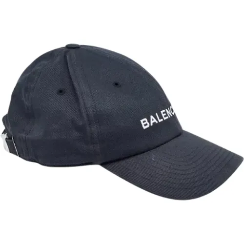 Pre-owned Cotton hats , male, Sizes: ONE SIZE - Balenciaga Vintage - Modalova
