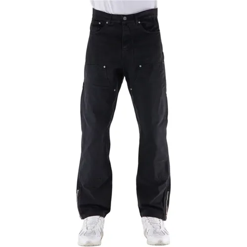 Doppelknie Jeans , Herren, Größe: L - Garment Workshop - Modalova
