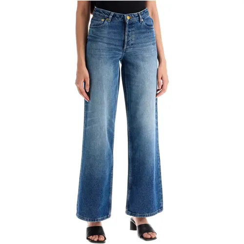 Wide-cut Elisabeth jeans in indigo denim , female, Sizes: W27, W25, W28, W26, W29 - A.p.c. - Modalova