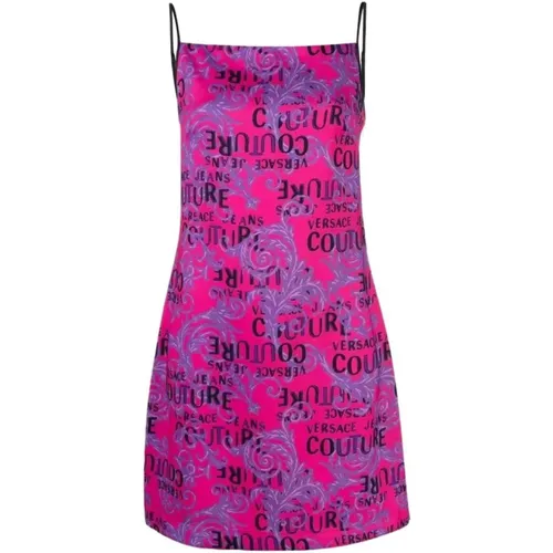 Fashionable Dress by , female, Sizes: M, S - Versace Jeans Couture - Modalova