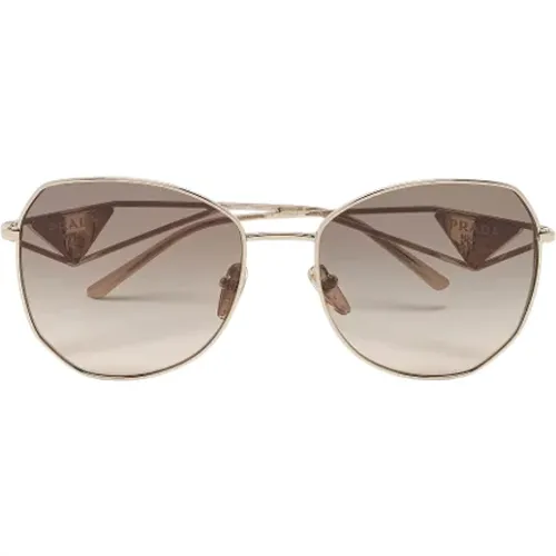 Pre-owned Metal sunglasses , female, Sizes: ONE SIZE - Prada Vintage - Modalova