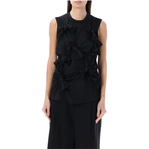 Ribbon Topwear Ss24 , female, Sizes: M - Comme des Garçons - Modalova