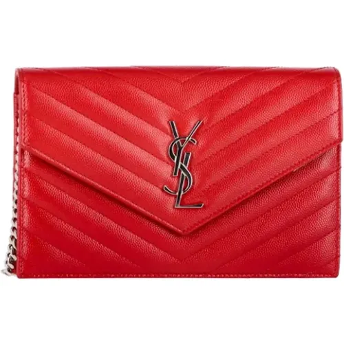 Pre-owned Leather wallets , female, Sizes: ONE SIZE - Yves Saint Laurent Vintage - Modalova