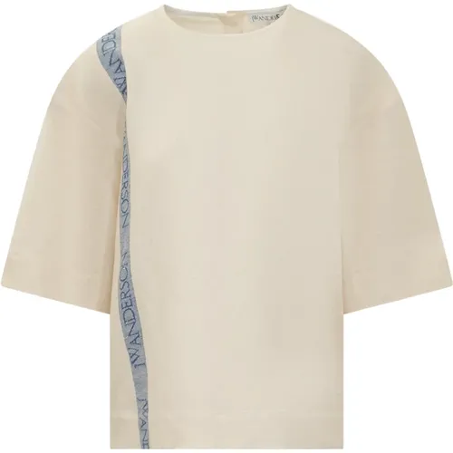 Boxy T-Shirt Kollektion , Damen, Größe: S - JW Anderson - Modalova