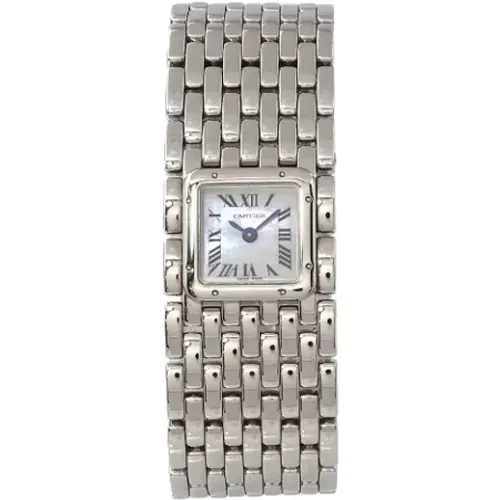 Pre-owned Stainless Steel watches , female, Sizes: ONE SIZE - Cartier Vintage - Modalova