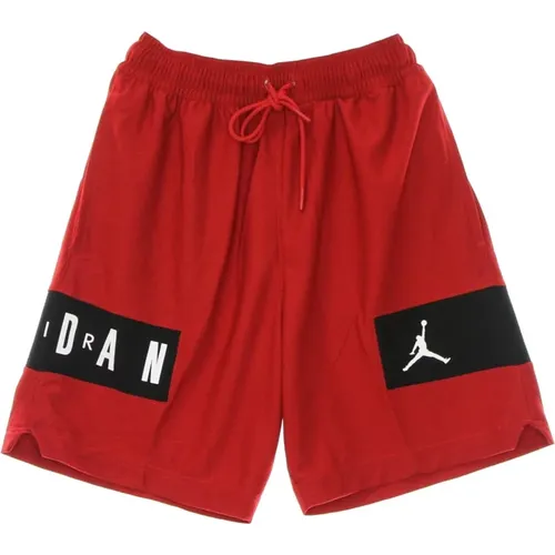 Sportliche Basketball Shorts mit Seitenschlitzen , Herren, Größe: M - Jordan - Modalova