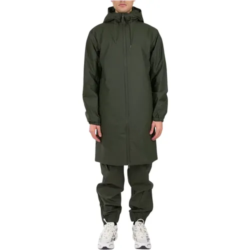 Lange Isolierte Kapuzenjacke Rains - Rains - Modalova