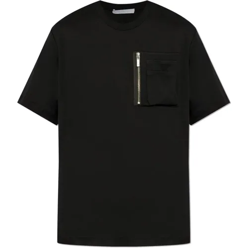 T-shirt with pockets , male, Sizes: XL, L, M, S - Helmut Lang - Modalova