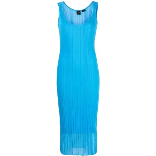 Cerulean Sleeveless Dress , female, Sizes: S - pinko - Modalova