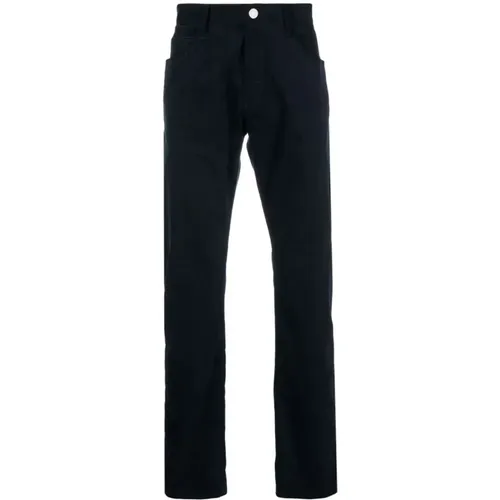 Elegant Straight Jeans Cotton Cashmere , male, Sizes: W34, W33, W32 - Giorgio Armani - Modalova