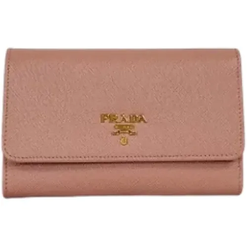 Pre-owned Leather wallets , female, Sizes: ONE SIZE - Prada Vintage - Modalova