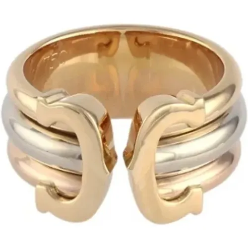 Pre-owned Rose Gold rings , female, Sizes: ONE SIZE - Cartier Vintage - Modalova