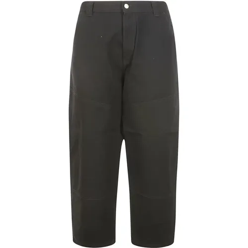 Wide Panel Cropped Trousers , male, Sizes: XS - Carhartt WIP - Modalova