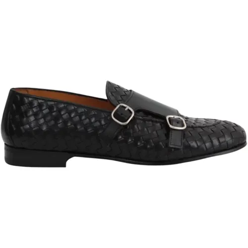 Schwarze Geflochtene Loafers , Herren, Größe: 45 EU - Calce - Modalova