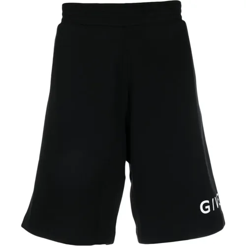 Schwarze Shorts für Herren , Herren, Größe: L - Givenchy - Modalova