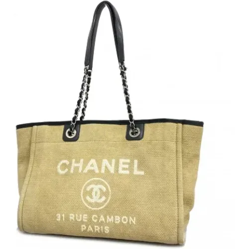 Pre-owned Canvas chanel-bags , female, Sizes: ONE SIZE - Chanel Vintage - Modalova