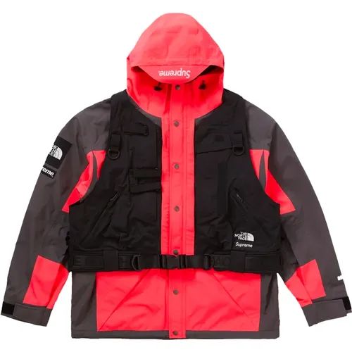 Limitierte Auflage Rote Jacke Weste Combo - Supreme - Modalova