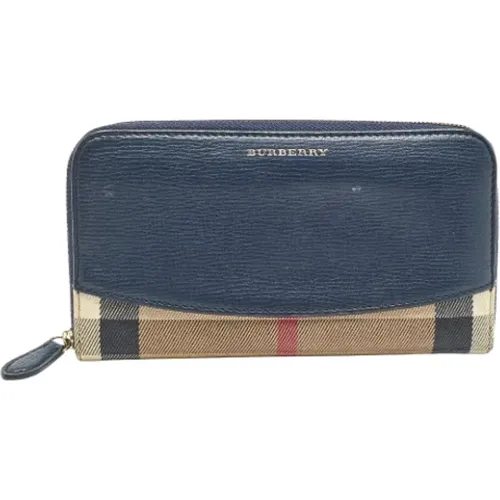 Pre-owned Leather wallets , female, Sizes: ONE SIZE - Burberry Vintage - Modalova