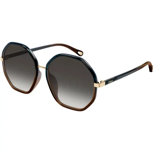 Stylische Sonnenbrille für Frauen , unisex, Größe: 59 MM - Chloé - Modalova