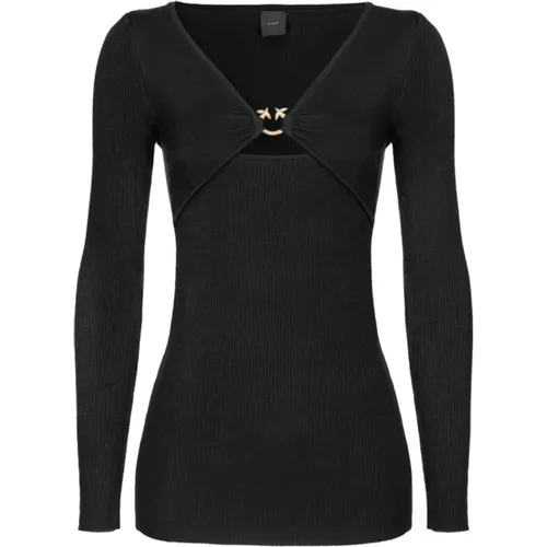 Sweater for Women Aw23 , female, Sizes: 2XS, S - pinko - Modalova