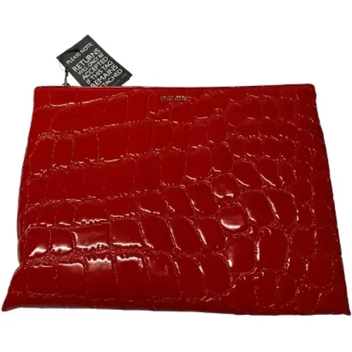 Pre-owned Leather clutches , female, Sizes: ONE SIZE - Miu Miu Pre-owned - Modalova