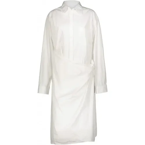 Weiße Wickel Kurzes Kleid - Balenciaga - Modalova