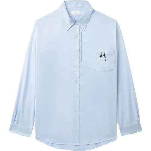 Bra Logo Long Sleeve Shirt , male, Sizes: L, M - Random Identities - Modalova