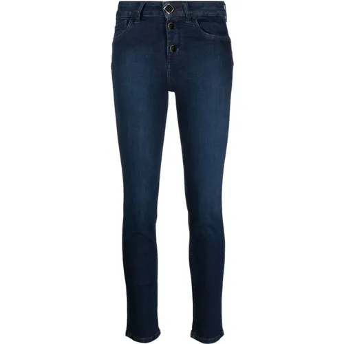 Indigo Skinny-Cut Jeans , female, Sizes: W25 - Liu Jo - Modalova