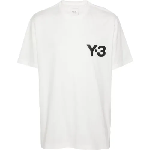 Weißes Logo Kurzarm Tee Y-3 - Y-3 - Modalova