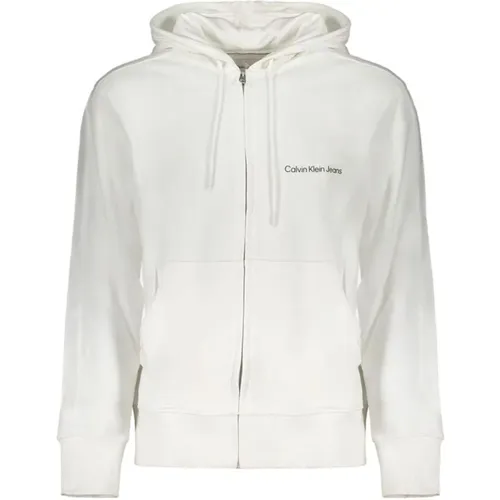 Hooded Sweatshirt with Logo Print , male, Sizes: 2XL, L, XL, S, M - Calvin Klein - Modalova