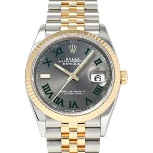 Pre-owned Yellow Gold watches , female, Sizes: ONE SIZE - Rolex Vintage - Modalova