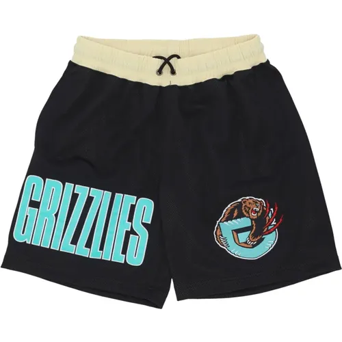 Vintage Vancouver Grizzlies Basketball Shorts - Mitchell & Ness - Modalova