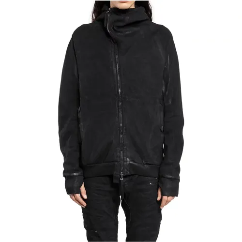 High-neck Zipper Jacket with Thumbholes , male, Sizes: L - Boris Bidjan Saberi - Modalova