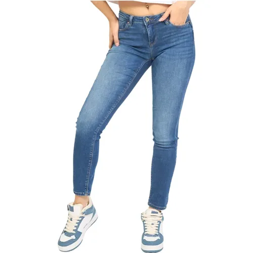 Dark Wash Skinny Jeans , female, Sizes: W25, W27, W30, W26, W29, W31, W32 - Fracomina - Modalova