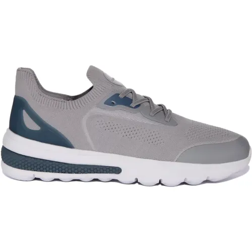 Modern Active Sneakers Light Grey Men , male, Sizes: 11 UK, 9 UK, 8 UK, 7 UK - Geox - Modalova