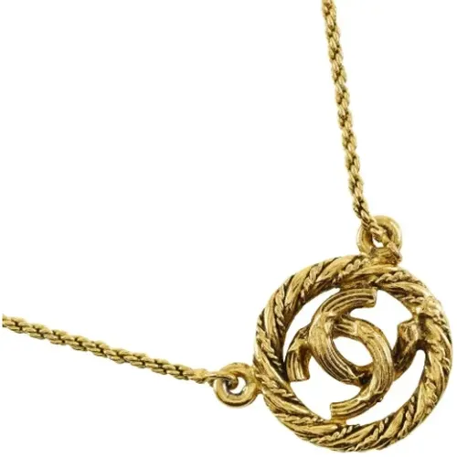 Pre-owned Metal chanel-jewelry , female, Sizes: ONE SIZE - Chanel Vintage - Modalova