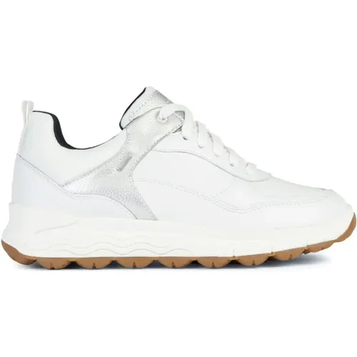 Weiße 4x4 ABX Sneakers für Frauen , Damen, Größe: 39 EU - Geox - Modalova