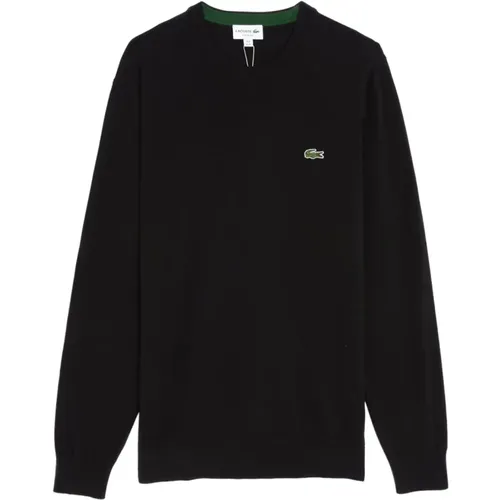 Schwarze Pullover für Männer , Herren, Größe: 2XL - Lacoste - Modalova