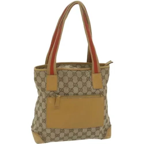 Pre-owned Canvas totes , female, Sizes: ONE SIZE - Gucci Vintage - Modalova