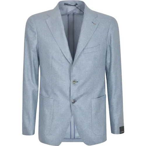 Azzurro Ss24 Mens Outerwear , male, Sizes: M - Tagliatore - Modalova