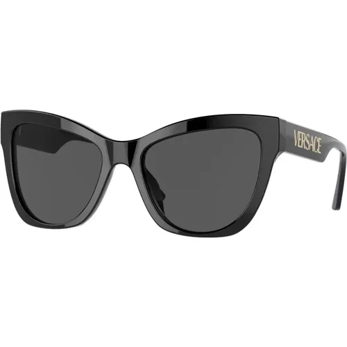 Grey Sonnenbrillen VE 4417U , Damen, Größe: 56 MM - Versace - Modalova