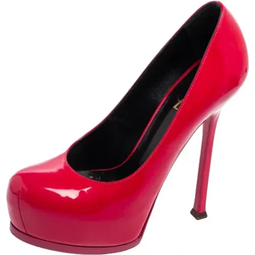 Pre-owned Leder Heels , Damen, Größe: 38 1/2 EU - Yves Saint Laurent Vintage - Modalova