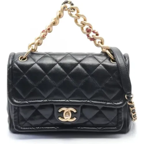 Pre-owned Leather chanel-bags , female, Sizes: ONE SIZE - Chanel Vintage - Modalova