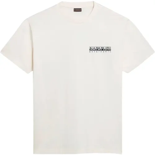 Np0A4Htvn1A1 Short Sleeve T-Shirt , male, Sizes: L, M, XL - Napapijri - Modalova