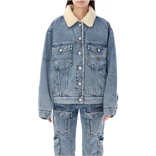 Light Denim Jacket , female, Sizes: S - Givenchy - Modalova