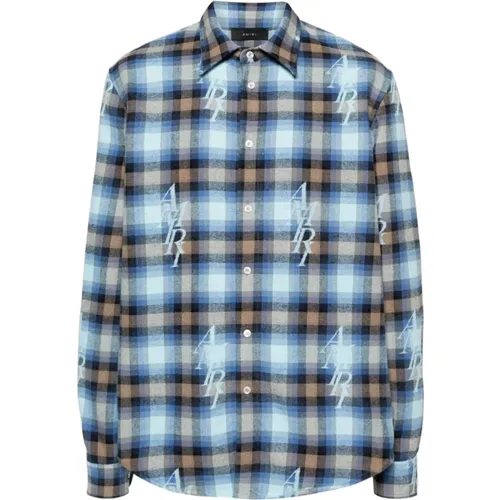 Flannel Plaid Check Shirt , male, Sizes: XL - Amiri - Modalova