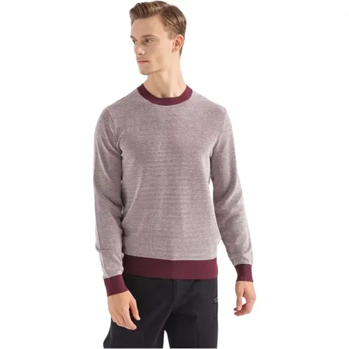 Klassischer Pullover , Herren, Größe: L - Armani Exchange - Modalova